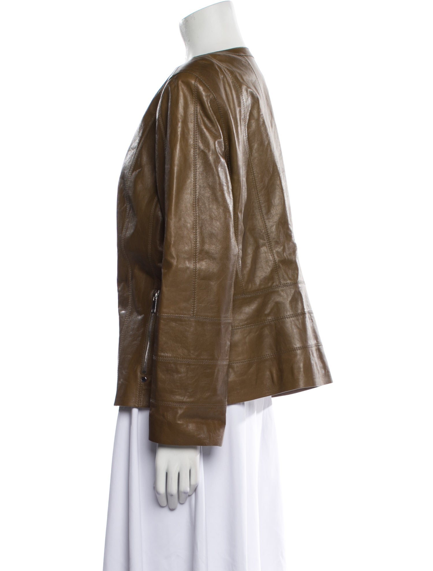 Lafayette 148 Leather Biker Jacket