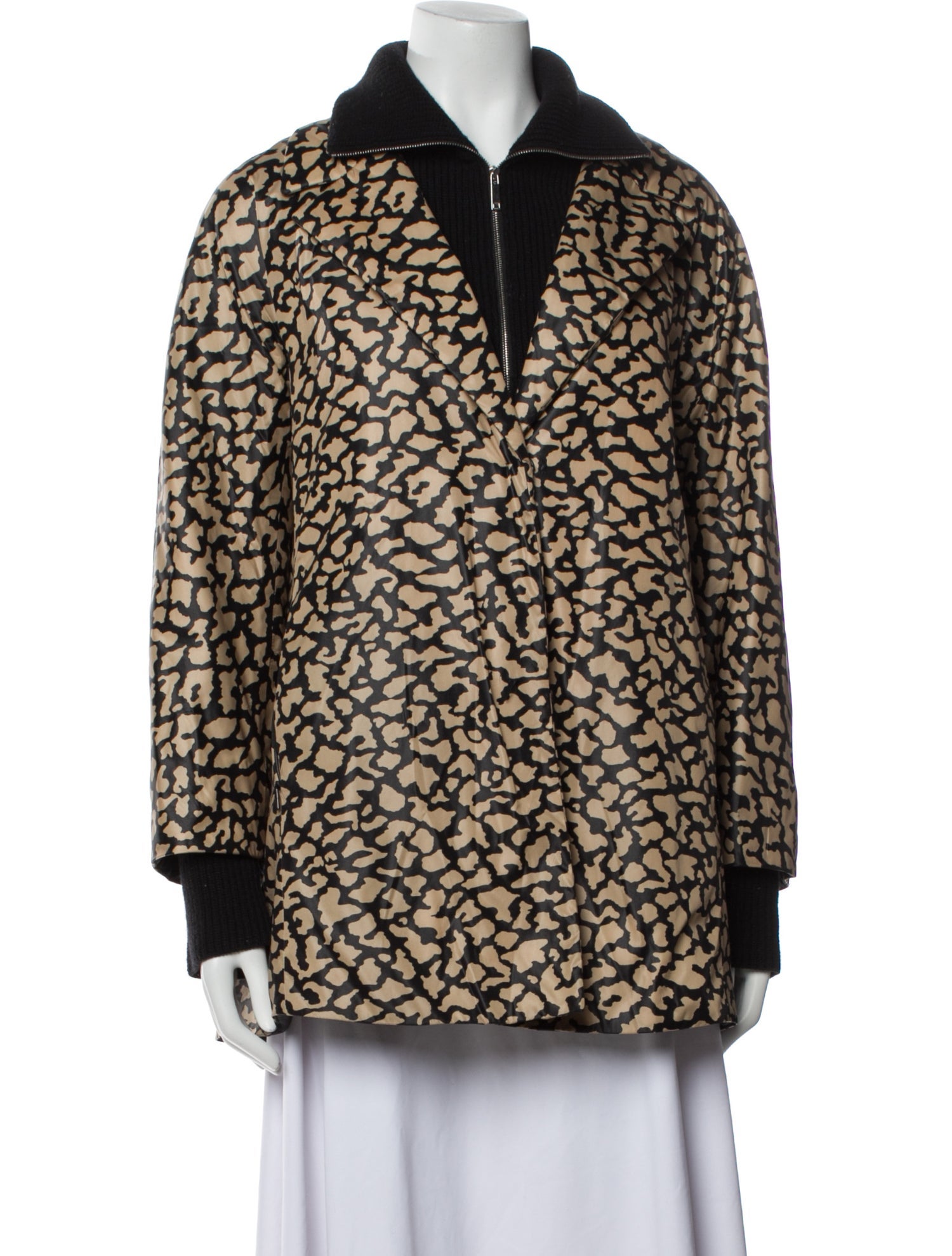 Lafayette 148 Animal Print Coat