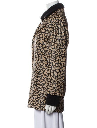 Lafayette 148 Animal Print Coat
