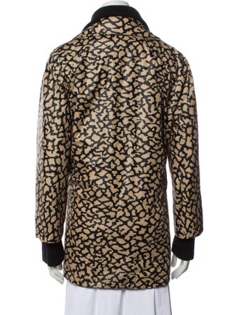 Lafayette 148 Animal Print Coat