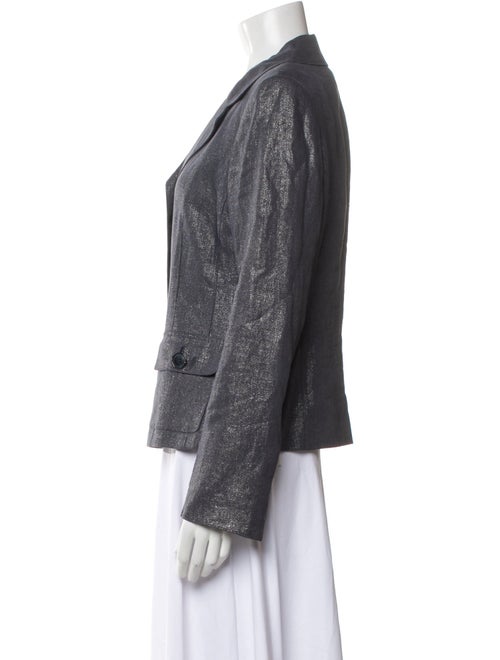 Lafayette 148 Linen Tweed Pattern Blazer