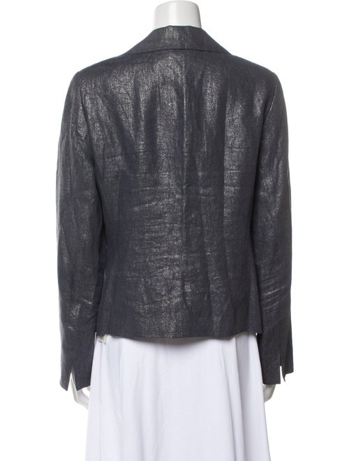 Lafayette 148 Linen Tweed Pattern Blazer