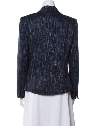 Lafayette 148 Virgin Wool Printed Blazer