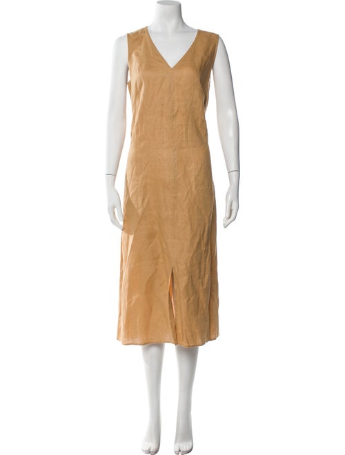 Lafayette 148 Linen Midi Length Dress