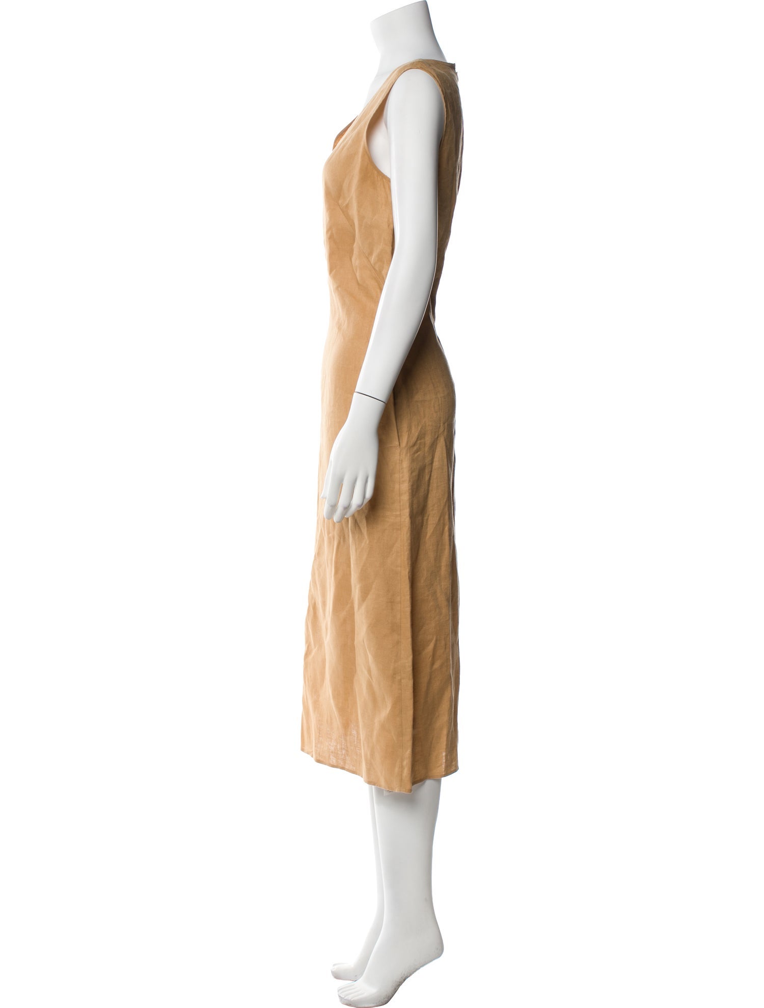 Lafayette 148 Linen Midi Length Dress