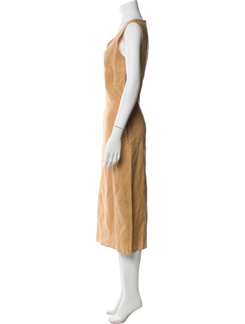 Lafayette 148 Linen Midi Length Dress