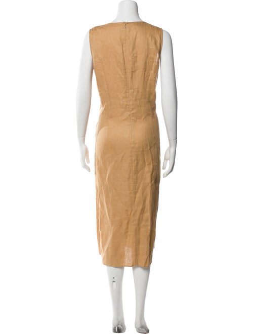 Lafayette 148 Linen Midi Length Dress