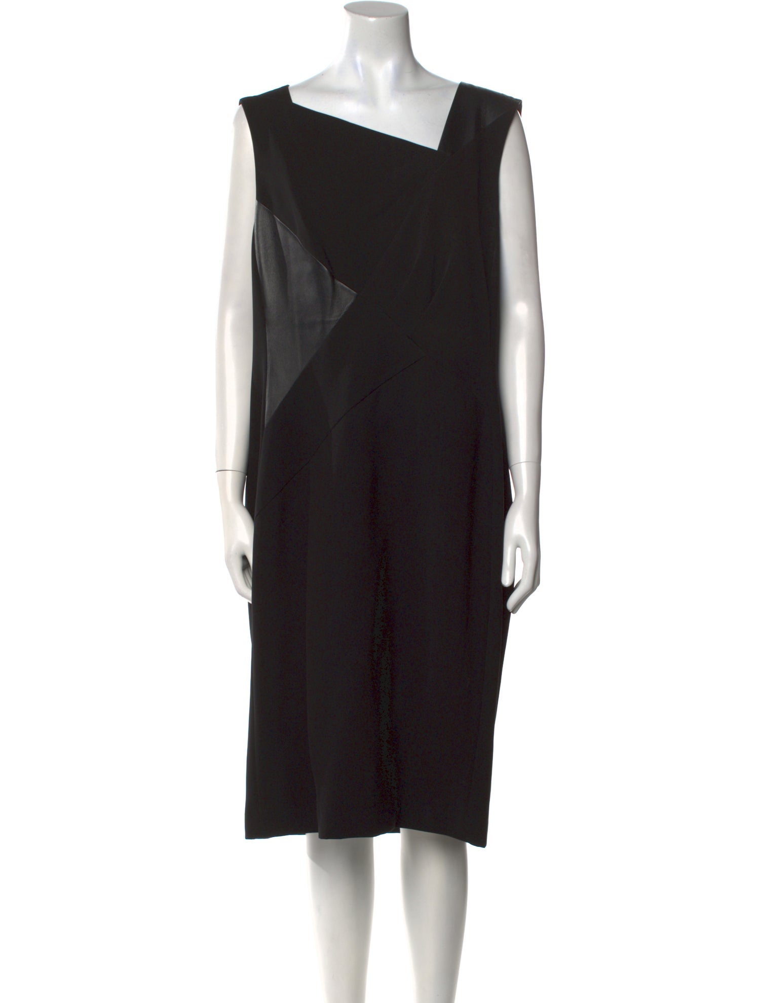 Lafayette 148 Asymmetrical Midi Length Dress