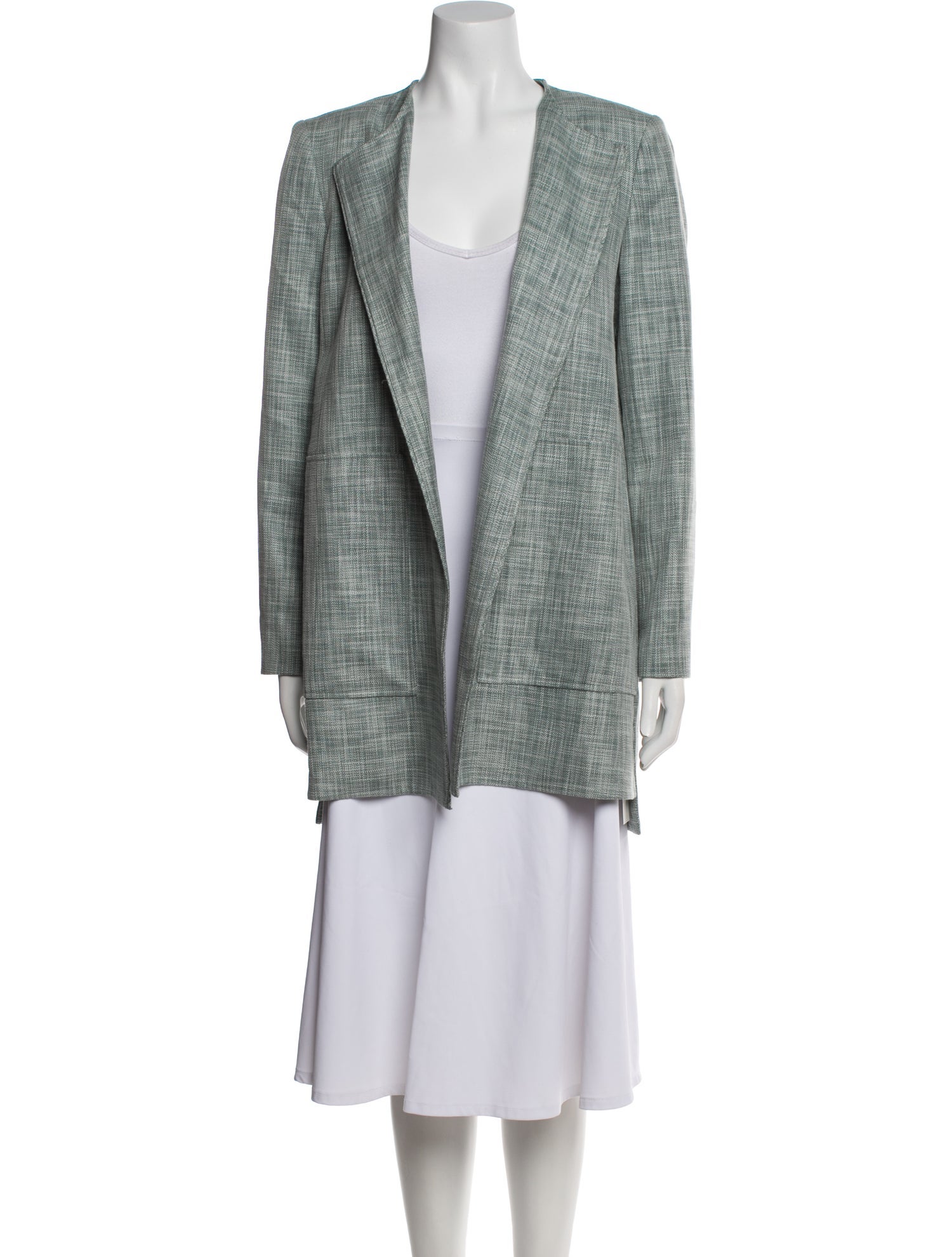Lafayette 148 Wool Printed Evening Jacket