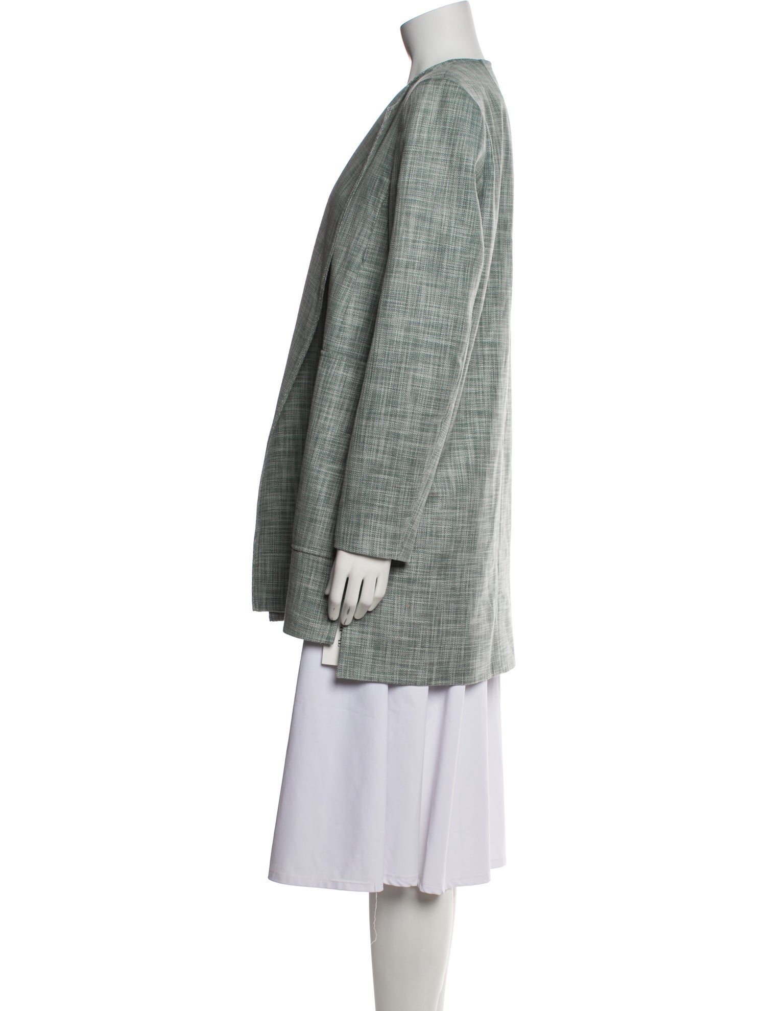 Lafayette 148 Wool Printed Evening Jacket