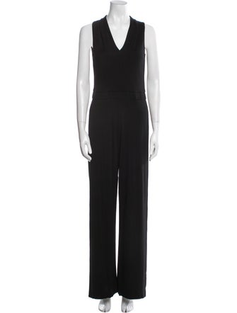 Lafayette 148 V-Neck Jumpsuit