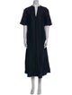 Lafayette 148 V-Neck Long Dress