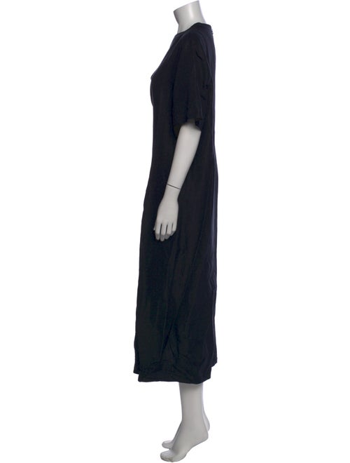 Lafayette 148 V-Neck Long Dress