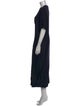 Lafayette 148 V-Neck Long Dress