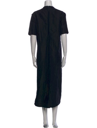 Lafayette 148 V-Neck Long Dress
