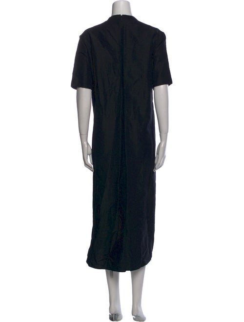 Lafayette 148 V-Neck Long Dress