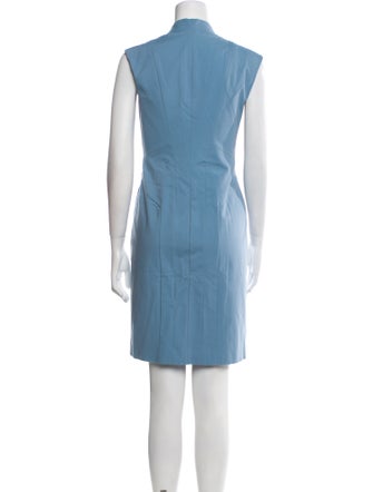 Lafayette 148 V-Neck Knee-Length Dress