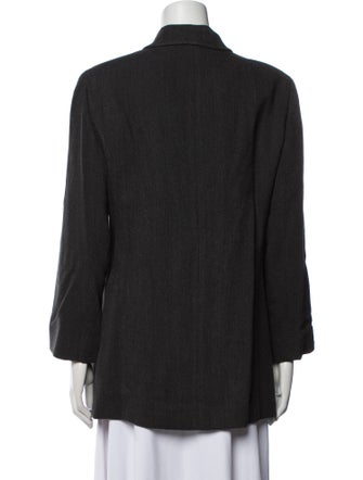 Lafayette 148 Virgin Wool Striped Coat