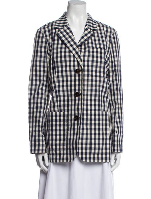 Lafayette 148 Plaid Print Blazer