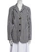 Lafayette 148 Plaid Print Blazer