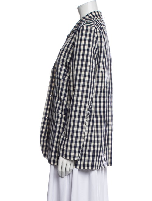 Lafayette 148 Plaid Print Blazer