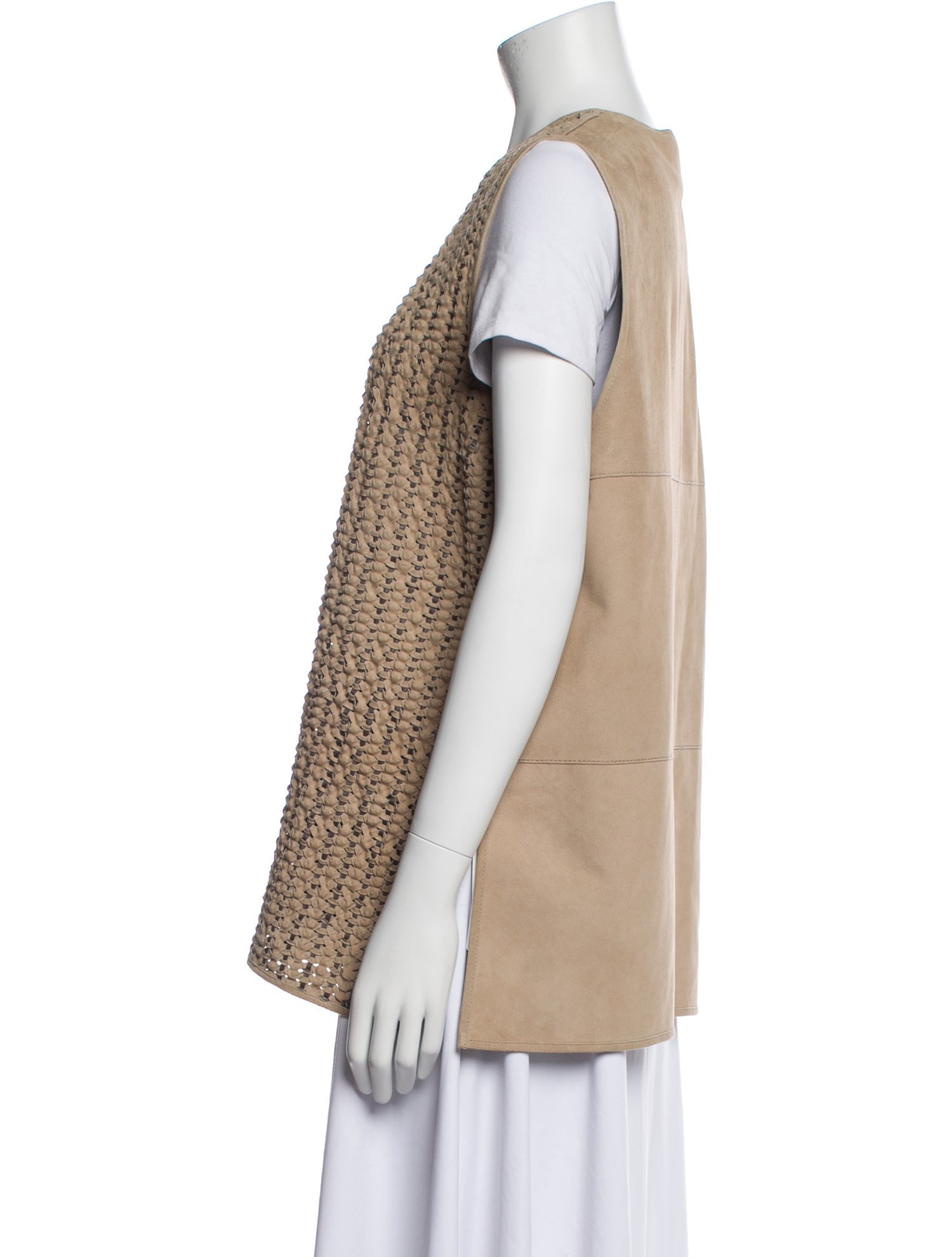 Lafayette 148 Leather Vest