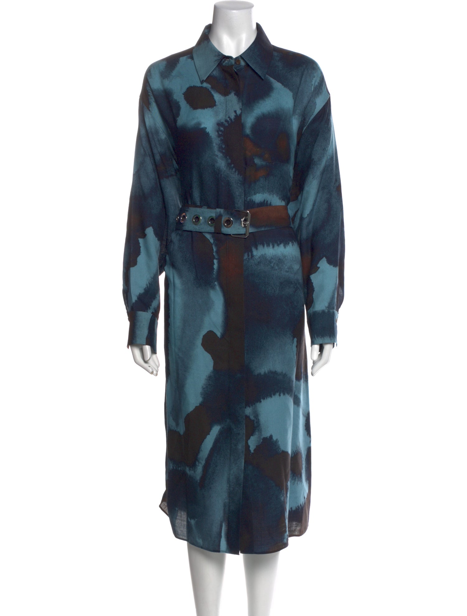 Lafayette 148 Wool Midi Length Dress