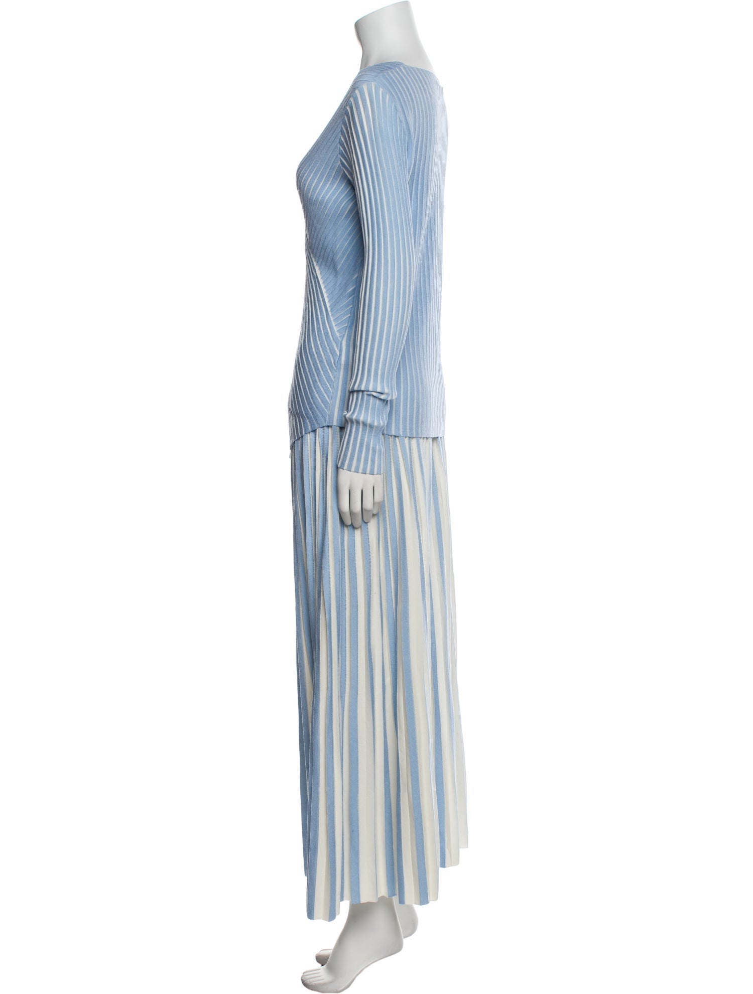 Lafayette 148 Striped Skirt Set