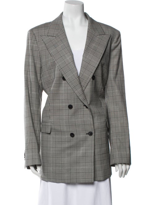 Lafayette 148 Wool Houndstooth Print Blazer