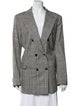 Lafayette 148 Wool Houndstooth Print Blazer