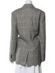 Lafayette 148 Wool Houndstooth Print Blazer