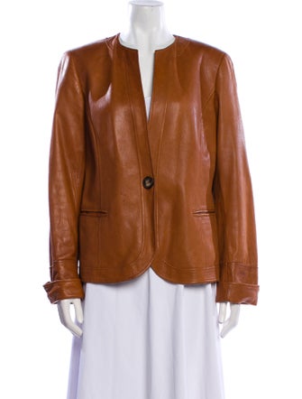Lafayette 148 Lambskin Blazer