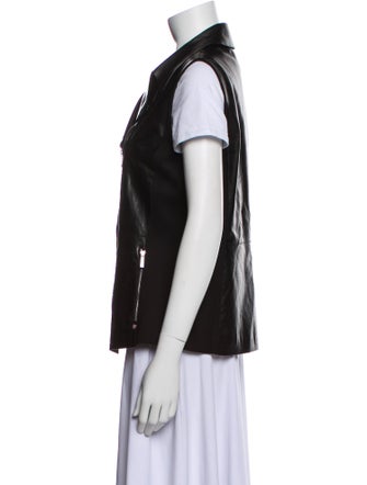 Lafayette 148 Leather Vest