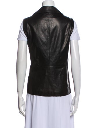 Lafayette 148 Leather Vest