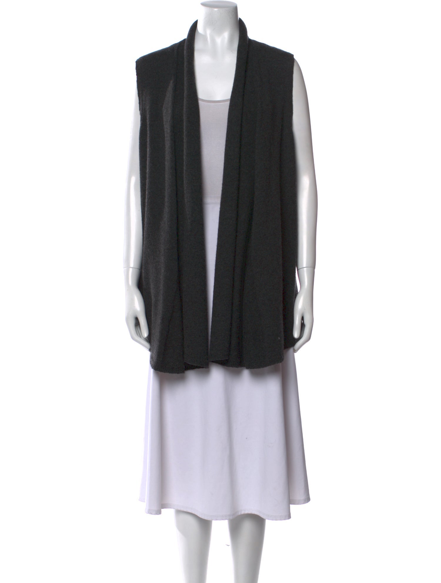 Lafayette 148 Cashmere Open Front Sweater