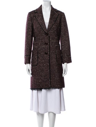 Lafayette 148 Tweed Pattern Coat
