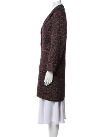 Lafayette 148 Tweed Pattern Coat