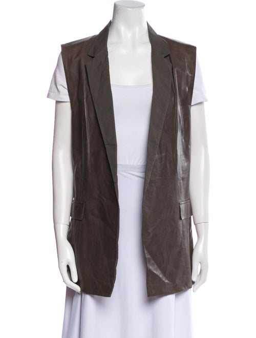 Lafayette 148 Leather Vest
