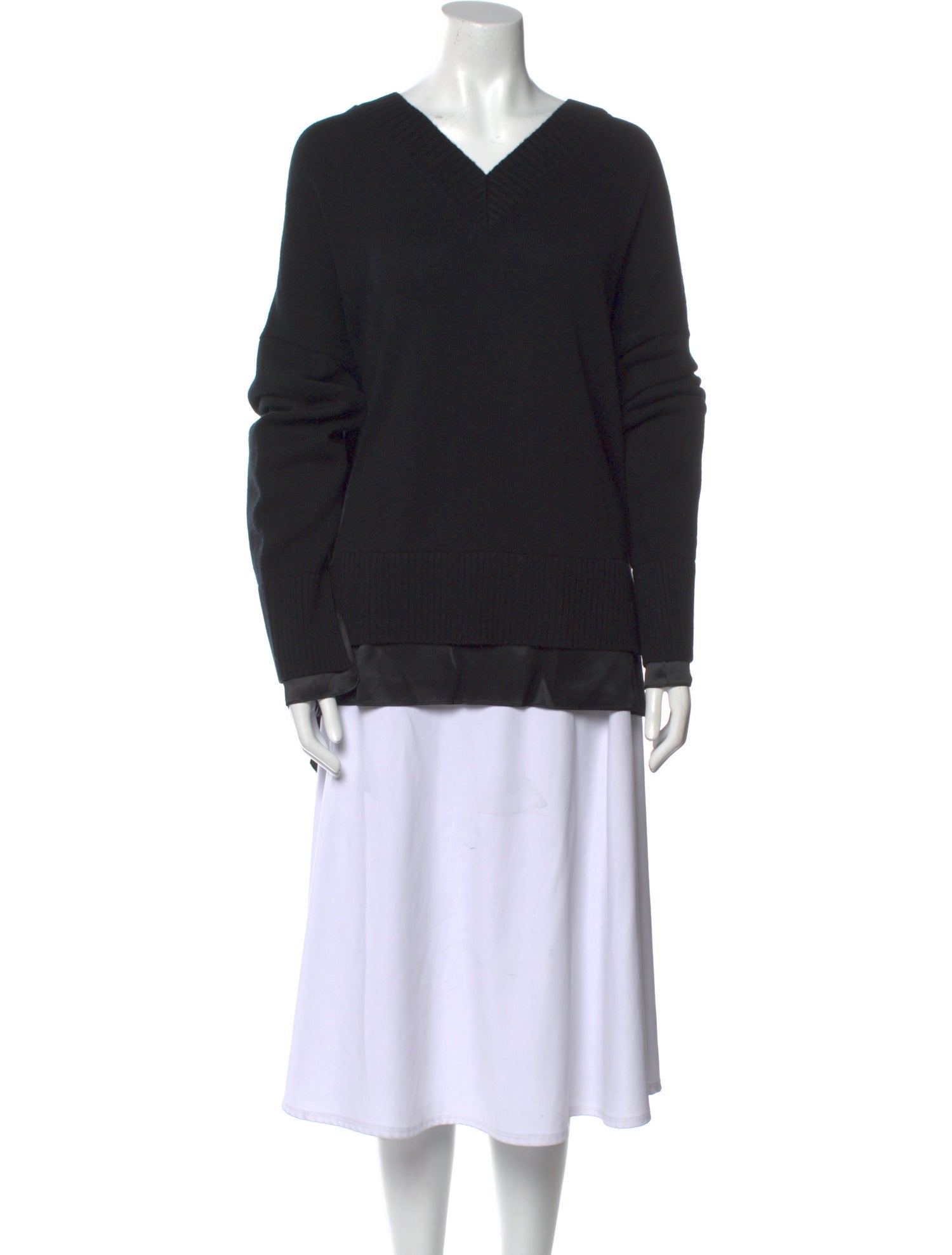 Lafayette 148 Cashmere V-Neck Sweater w/ Tags