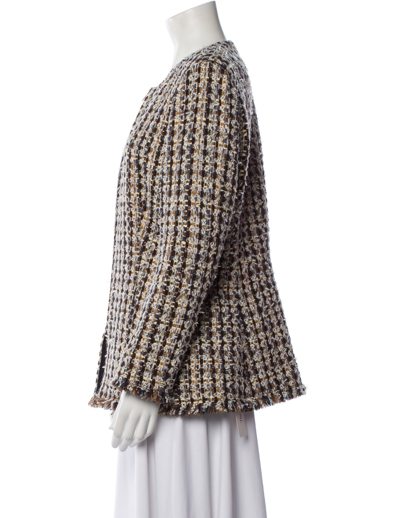 Lafayette 148 Tweed Pattern Evening Jacket