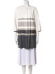 Lafayette 148 Leather Striped Coat