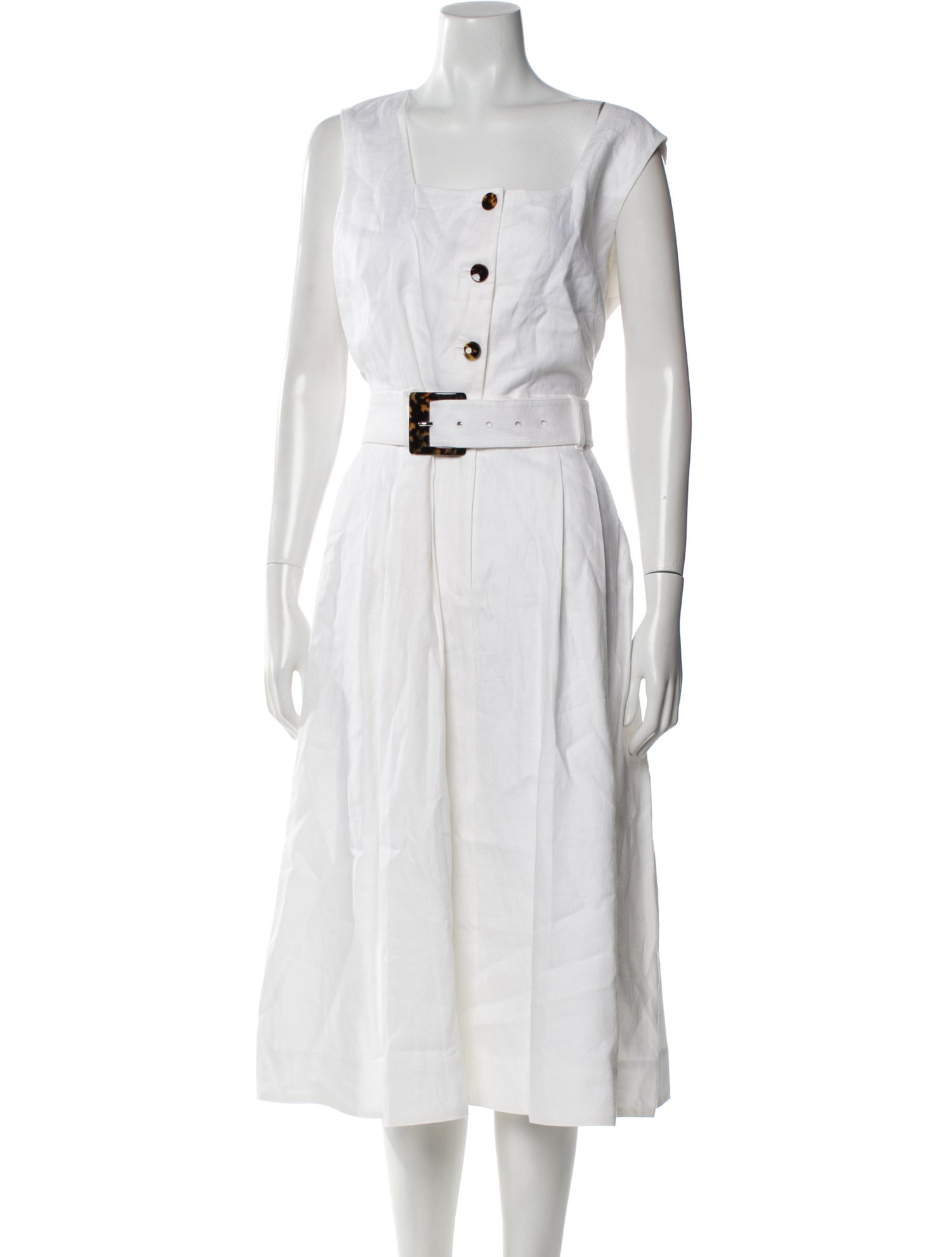 Lafayette 148 Linen Midi Length Dress w/ Tags
