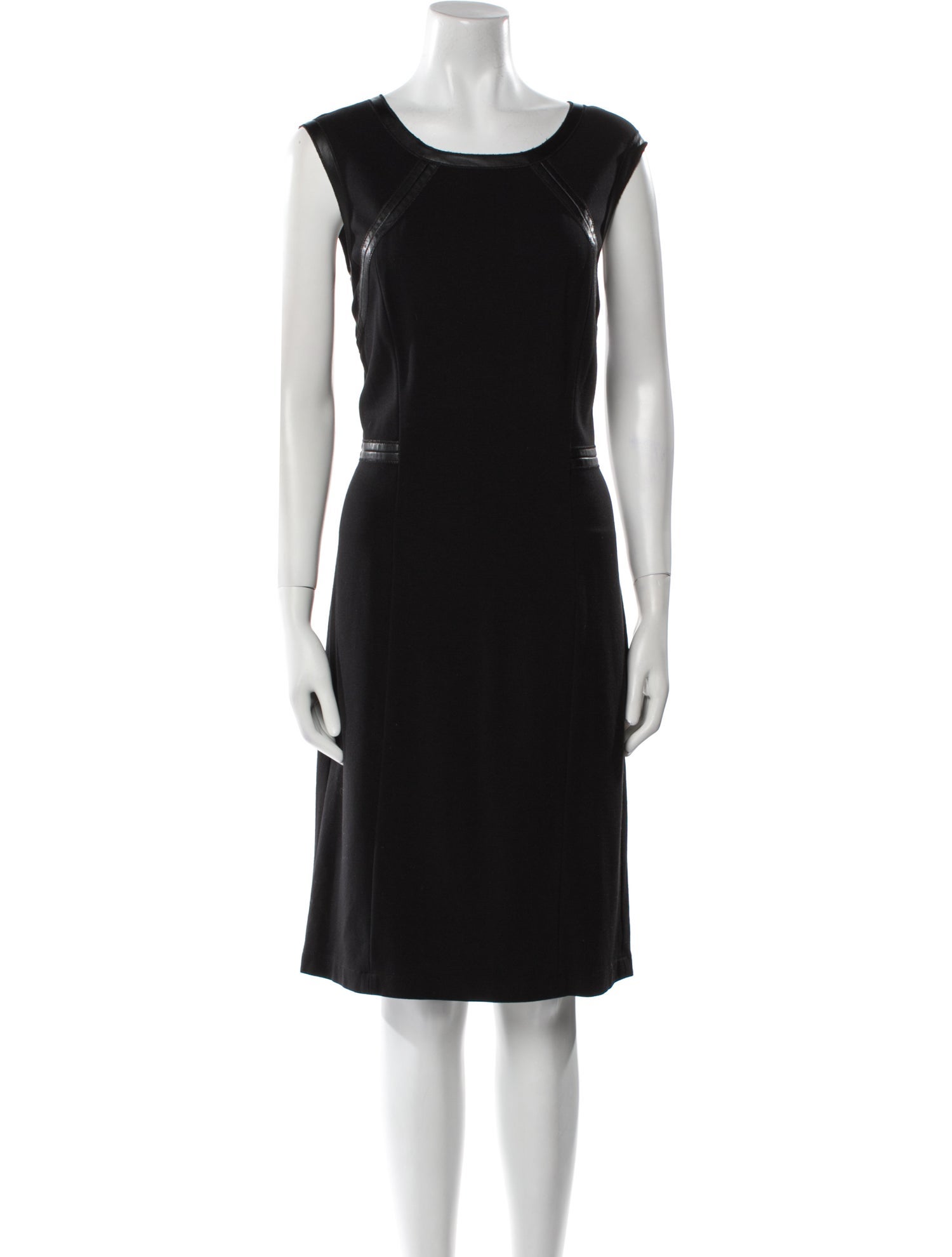 Lafayette 148 Bateau Neckline Knee-Length Dress