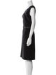 Lafayette 148 Bateau Neckline Knee-Length Dress
