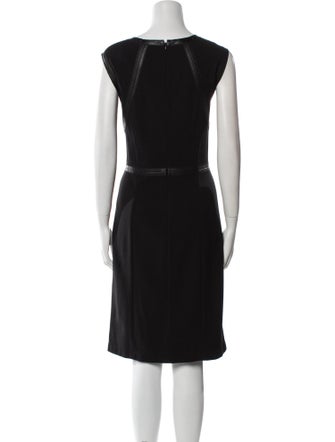 Lafayette 148 Bateau Neckline Knee-Length Dress