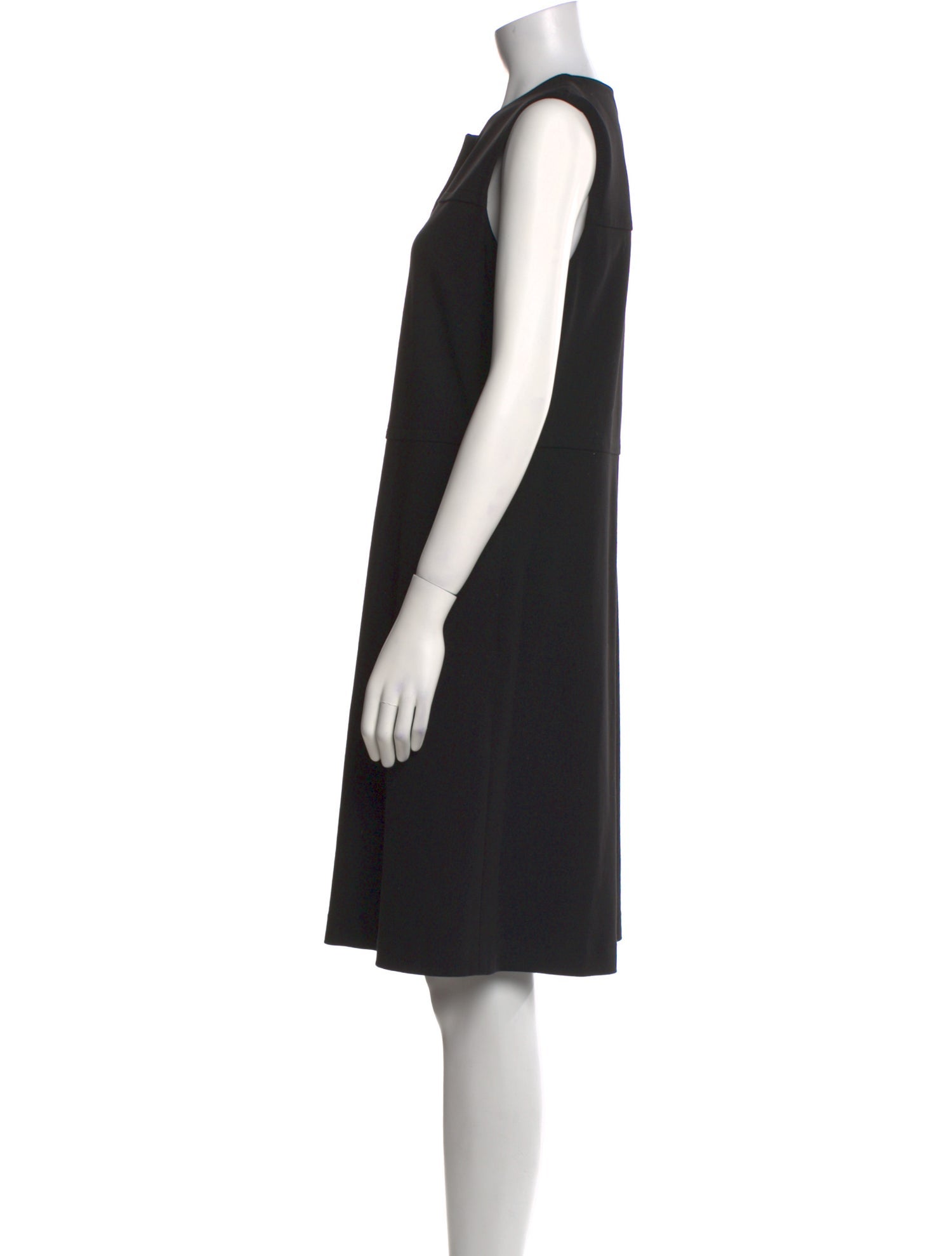 Lafayette 148 Crew Neck Knee-Length Dress