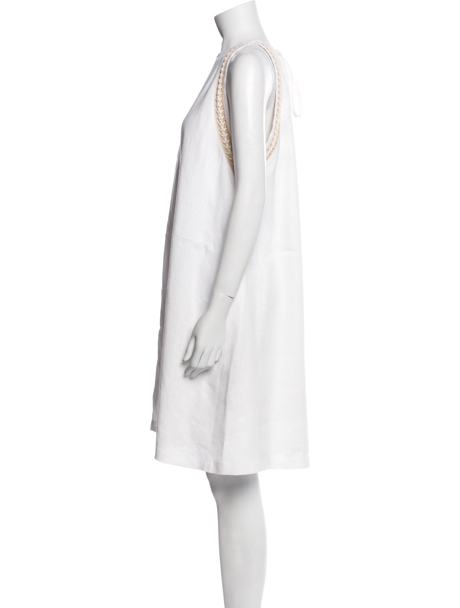 Lafayette 148 Linen Knee-Length Dress