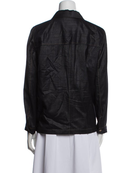 Lafayette 148 Wool Denim Jacket