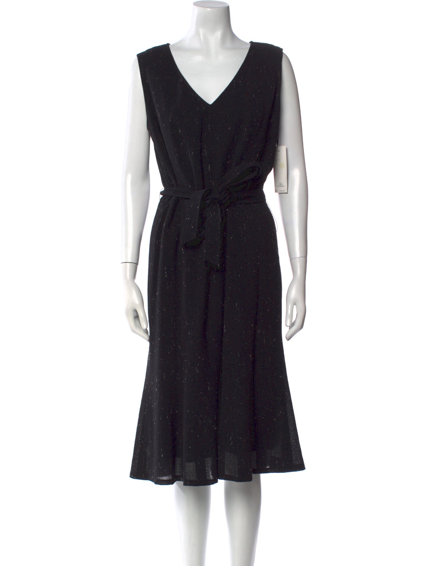 Lafayette 148 V-Neck Midi Length Dress