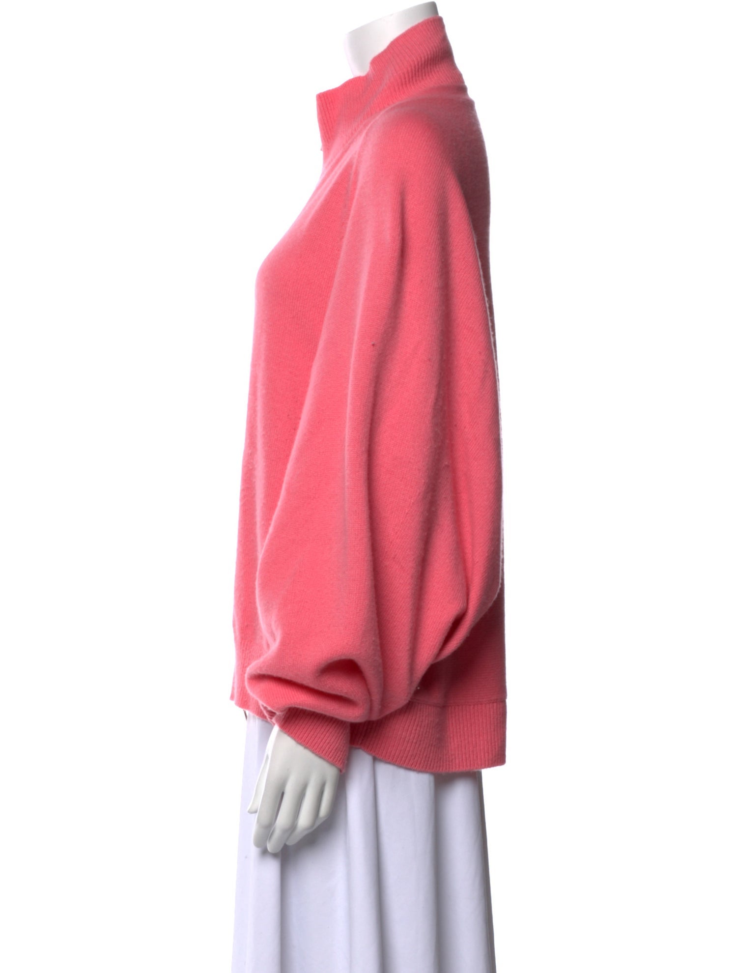 Lafayette 148 Cashmere Mock Neck Sweater